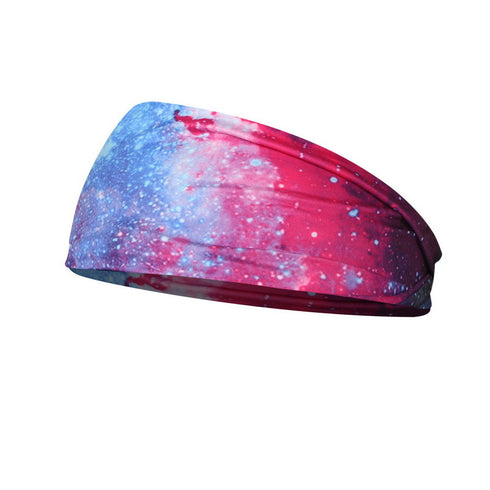 Printed Headband Printed Sports Yoga Fitness Sweat-Absorbent Headband Headband - ROUTINE FASHION